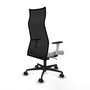 Piqueras y Crespo Chaise de Bureau Albacete Blanc et Noir