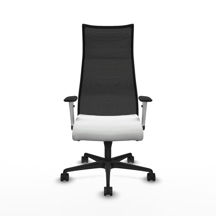 Piqueras y Crespo Chaise de Bureau Albacete Blanc et Noir