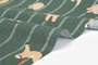 Dailylike Tissu coton motif animaux sloth 1,10m x 3m