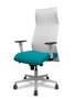 Chaise de Bureau Piqueras y Crespo 54BR65G Blanc Turquoise