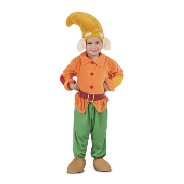My Other Me Déguisement Nain avec Bonnet, Barbe, Veste, Ceinture, Pantalon et Couvre-bottes - 5-6 ans