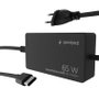GEMBIRD Chargeur rapide USB-C 65W avec câble intégré
