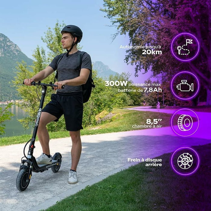 Urbanglide 85 Evo, Trottinette électrique noire