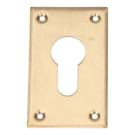Edm Bocallave 40x70mm en laiton couleur or vieux