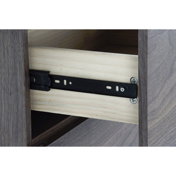 Buffet DKD Home Decor Marron Transparent Verre Noyer Bois MDF 160 x 45 x 80 cm Buffet DKD Home Decor Marron Transparent Verre Noyer Bois MDF 160 x 45 x 80 cm