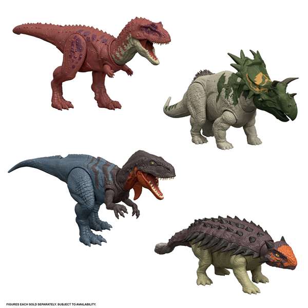 Mattel Jurassic World Figurine articulée Aucasaurus Rugissement féroce Mattel Jurassic World Figurine articulée Aucasaurus Rugissement féroce