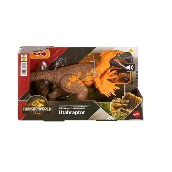 Mattel Jurassic World Figurine articulée Aucasaurus Rugissement féroce Mattel Jurassic World Figurine articulée Aucasaurus Rugissement féroce