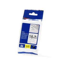 Brother TZE-SE4 / TZESE4 - Ruban d'étiqueteuse - Noir sur blanc - Compatible modèles Brother