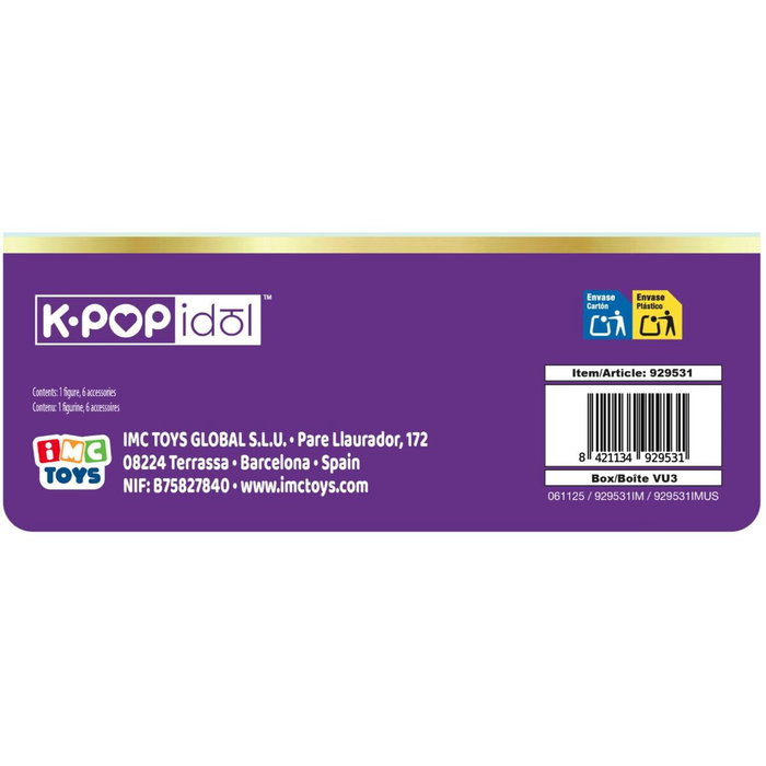 IMC Toys Poupée K-Pop Idol Fashion Yuni 26 cm avec accessoires IMC Toys Poupée K-Pop Idol Fashion Yuni 26 cm avec accessoires