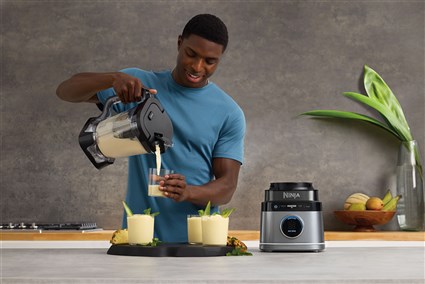 Ninja TB201EU - Blender/Batteur 2.1L Detect Power Pro 1200W avec Technologie BlendSense, BPA Free, Jarre pour Lave-vaisselle