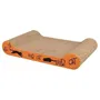 Trixie Plaque à gratter Wild Cat pour chat, griffoir plat, couleur orange, dimensions 41 x 7 x 24 cm