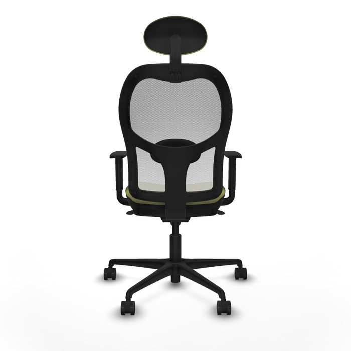 Piqueras y Crespo Chaise de Bureau Jorquera avec Appui-tête Vert Olive