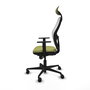 Piqueras y Crespo Chaise de Bureau Jorquera avec Appui-tête Vert Olive