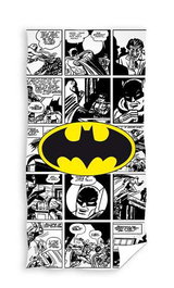 Safta Toalla microfibra batman "Hero" 70 x 140 cm, serviette bain microfibre pour enfant 3 ans