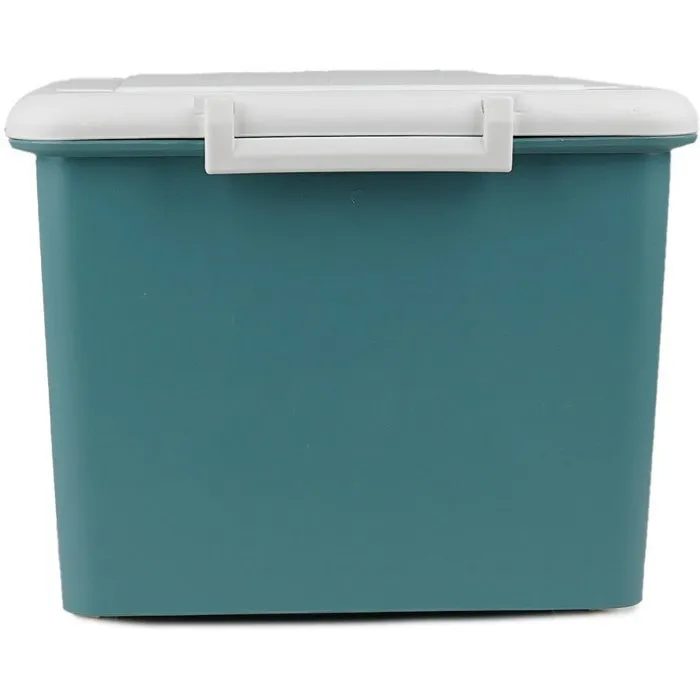 Thermobaby PLAYBOX - Coffre de rangement à roulettes pour enfants, rangement de jouets et jouets, design moderne, vert azur Thermobaby PLAYBOX - Coffre de rangement à roulettes pour enfants, rangement de jouets et jouets, design moderne, vert azur