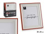 Giftdecor Porte-photos 20x25 cm Blanc et Rouge avec Cadre Plastique et Verre (Set de 24)