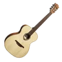 LAG Guitare Acoustique Nylon Auditorium Natural Table Abeto Massif Dos Caoba