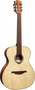 LAG Guitare Acoustique Nylon Auditorium Natural Table Abeto Massif Dos Caoba