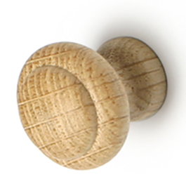 JBG Pomo Madera Rino 30 Haya Transparente Ø30mm