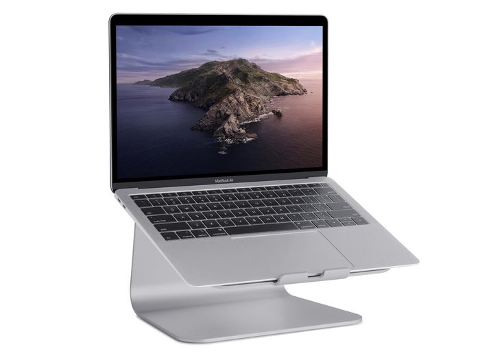 Rain Design mStand Support d'ordinateur portable ergonomique en aluminium Space Gray - Compatible MacBook et PC