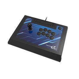 HORI Fighting Stick Alpha - Manette arcade filaire pour PS5, PS4 et PC - Levier Hayabusa - Compatible Officielle - Accessoire
