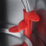 Russell Hobbs 20412-70 Hervoir électrique Colours Plus+, Rouge - 1.7 L, Ébullition rapide, Bec verseur de précision, Finitions brillantes