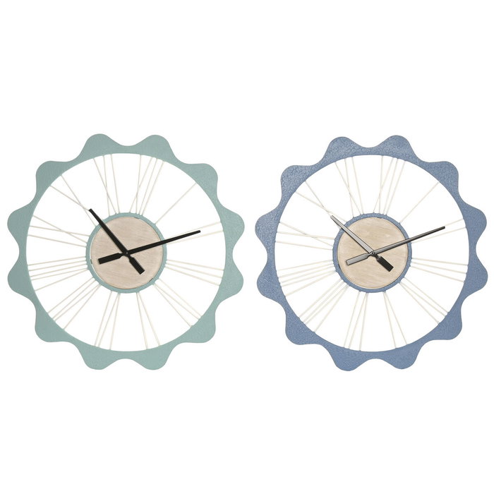 Home ESPRIT Horloge de table Bleu Turquoise Urbaine Arc (2 Unités) Home ESPRIT Horloge de table Bleu Turquoise Urbaine Arc (2 Unités)