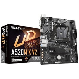 Gigabyte A520 M K V2 Plaque Base Micro ATX Socket AMD AM4 Chipset AMD A520 DDR4
