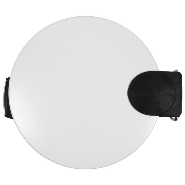 Day Seau de salle de bain blanc 3 L avec pédale et finition mate
