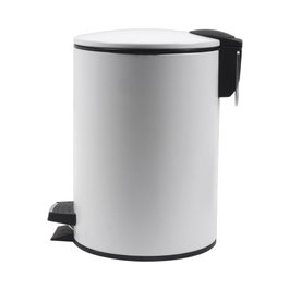Day Seau de salle de bain blanc 3 L avec pédale et finition mate