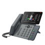 Fanvil V65 Téléphone IP Professionnel Noir 20 Lignes, Écran LCD 4,3", Répertoire 2000 Entrées, avec Port Gigabit Ethernet, Wi-Fi, Bluetooth 4.2 et Appel Vidéo