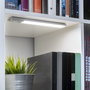 Emuca Luminaire LED Kaus rechargeable par USB, 600 mm, Anodisé mat