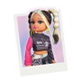 FAMOSA - Poupée NANCY Fashion Collection Kuromi avec look moderne, cheveux bicolores et sac - Naca8000 - +3 ans