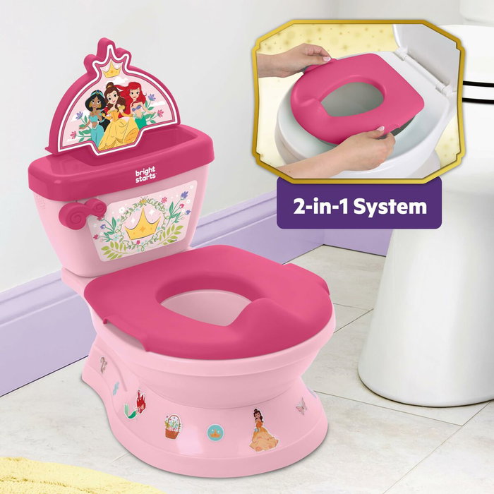 Bright Starts Pot Disney Princess My Size 2-en-1 avec réducteur de toilette