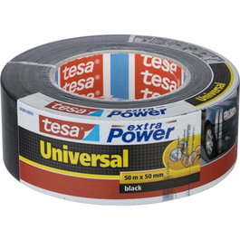 Tesa Duct Tape Extra Power Universal noire 50 mm x 50 m