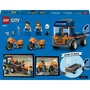 LEGO City 60491 - Transporteur de Motos de Course - Camion à Plateau avec 2 Motos et 2 Figurines - Jouet de Construction pour Enfants Dès 4 Ans