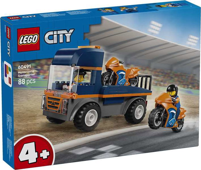 LEGO City Le transporteur de motos 60491