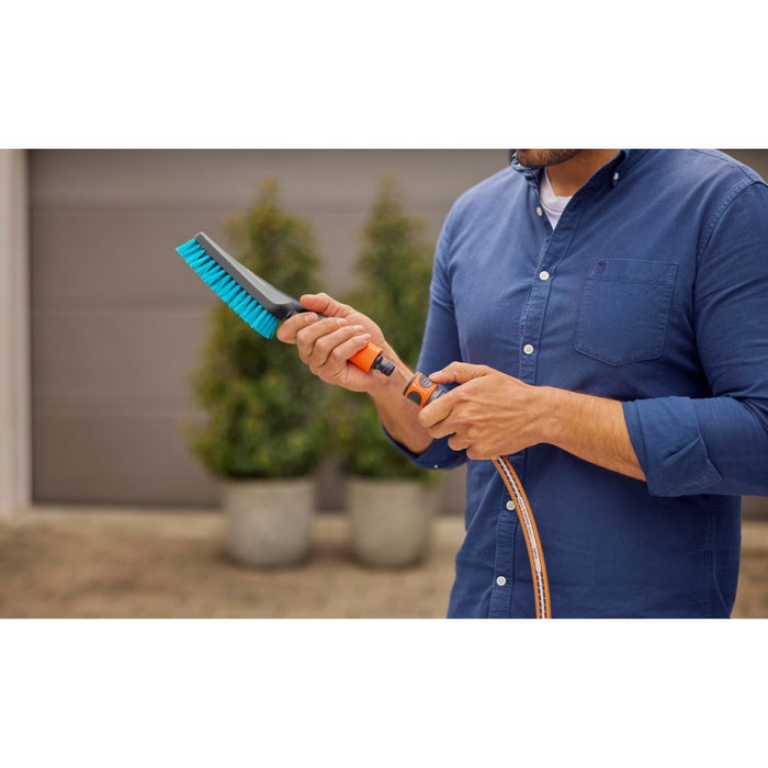 Gardena Brosse de lavage main - Taille S - Poils durs