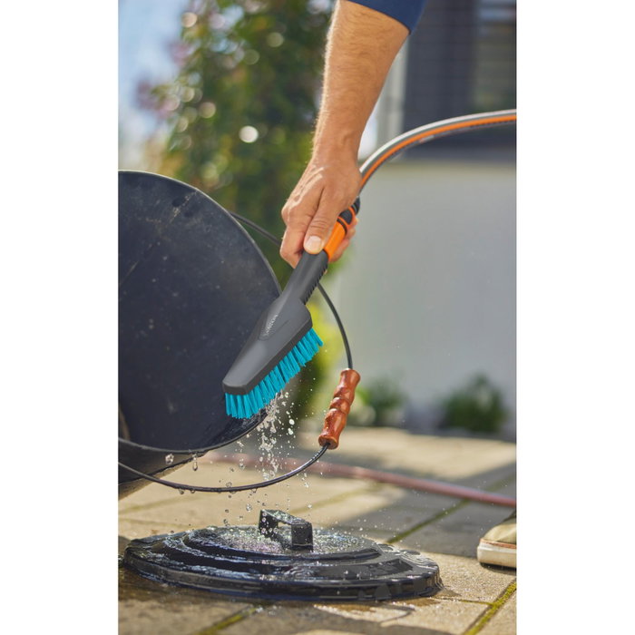 Gardena Brosse de lavage main - Taille S - Poils durs