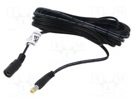 ESPE Câble d'alimentation DC plat 2x0,52mm2 avec prise et socle DC 5,5/2,1