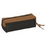 SAFTA Trousse Triple Compartiments One Piece avec Fermeture Éclair et Bande Élastique pour Cahier - 22 x 6 x 8.5 cm