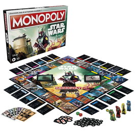 Hasbro Monopoly Boba Fett Star Wars - Jeu de société en version espagnol - Pour 2 à 4 joueurs - À partir de 8 ans