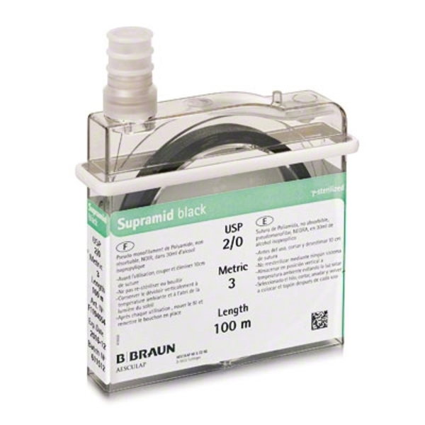 B. Braun Supramid Blanche Cassette 6 25m VET B. Braun Supramid Blanche Cassette 6 25m VET