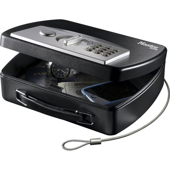 Master Lock Petit coffre nomade à combinaison électronique P008EML Master Lock Petit coffre nomade à combinaison électronique P008EML