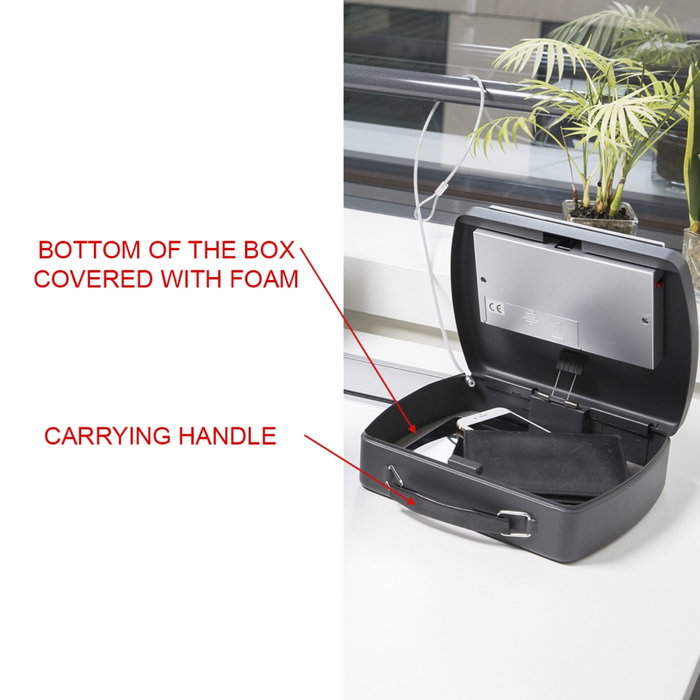 Master Lock Petit coffre nomade à combinaison électronique P008EML Master Lock Petit coffre nomade à combinaison électronique P008EML