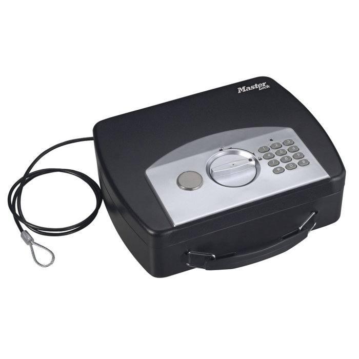 Master Lock Petit coffre nomade à combinaison électronique P008EML Master Lock Petit coffre nomade à combinaison électronique P008EML