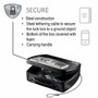 Master Lock Petit coffre nomade à combinaison électronique P008EML Noir