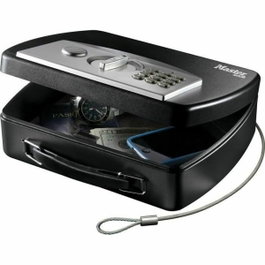 Master Lock Petit coffre nomade à combinaison électronique P008EML Noir