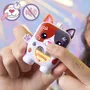 Hasbro Nano-mals Purrnelope - Chat interactif tricolore - Plus de 70 réactions - Compagnon électronique pour enfants à partir de 5 ans