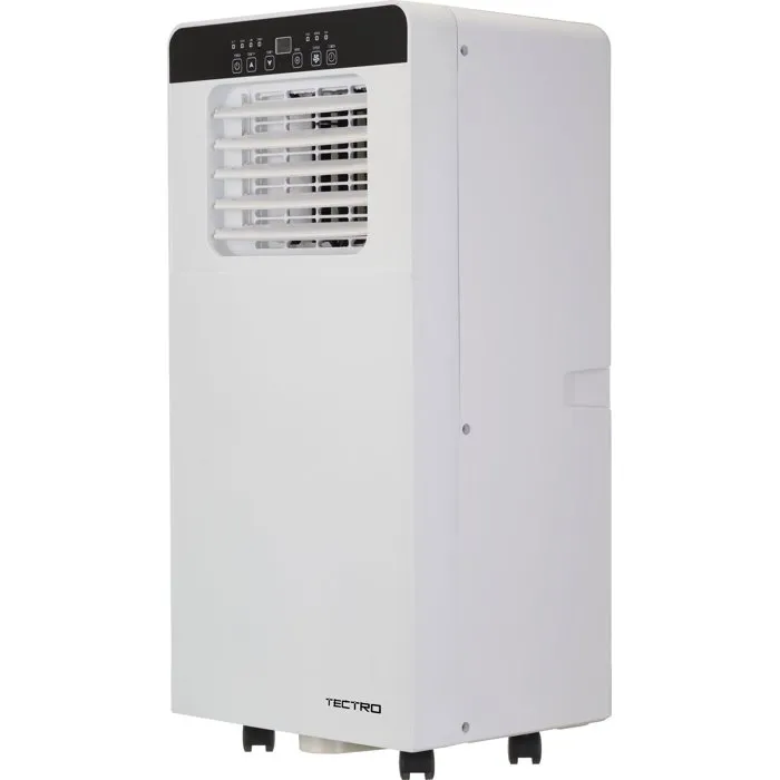Tectro Climatiseur Mobile TP 4020 - 2.05 kW - Pour pièce 50 à 65 m³ - Affichage Digital - Climatisation, Ventilation, Déshumidification - Classe énergie A